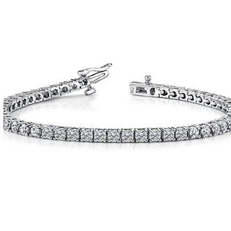 Браслет из белого золота с бриллиантами