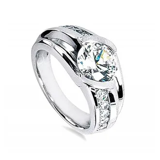 Мужской перстень с бриллиантами