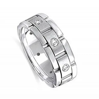 Мужское кольцо с бриллиантами