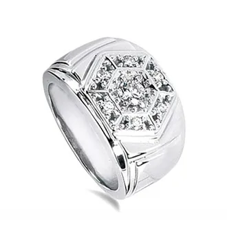 Мужской перстень с камнями