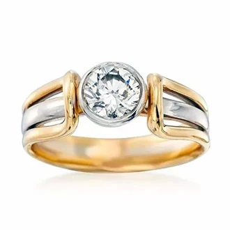 Мужской перстень с бриллиантом