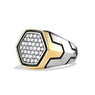 Перстень мужской золотой