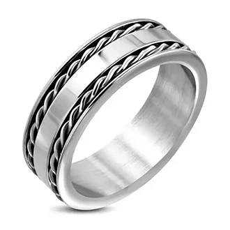 Серебряное кольцо мужское