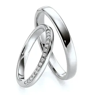 Платиновые обручальные кольца