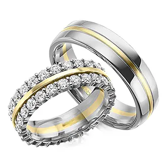 Обручальные кольца из платины