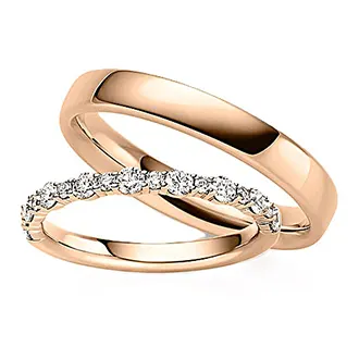 Тонкие обручальные кольца