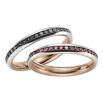 Обручальные кольца с камнями