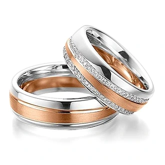 Обручальные кольца с бриллиантами