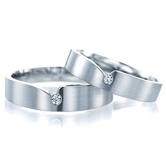 Обручальные кольца из платины