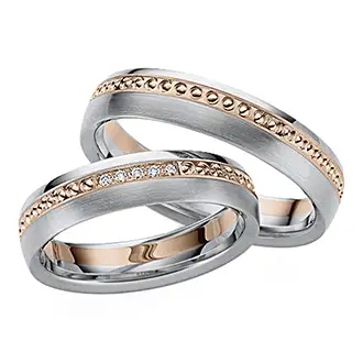 Платиновые обручальные кольца