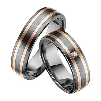 Обручальные кольца из титана