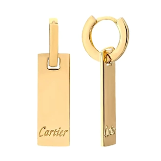 Серьги пластины