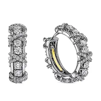 Серьги с бриллиантами Тиффани