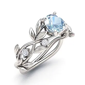 Золотое кольцо с топазом