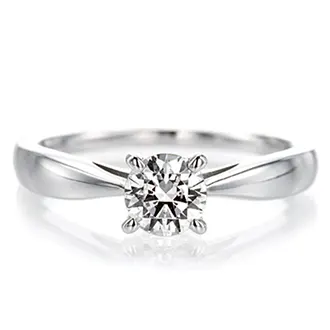 Классическое помолвочное кольцо с бриллиантом