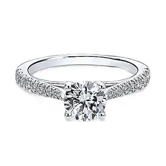 Кольцо с натуральными бриллиантами